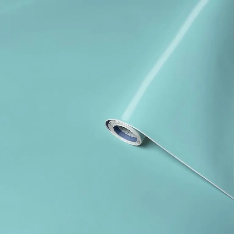 Öntapadós furnér bútorlap Opál Bleu Uni Matt Venilia 45 x 200cm