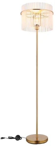 Globo 15698SM - Állólámpa GORLEY 1xE27/60W/230V arany