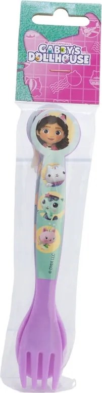 Gabi babaháza Wonderland műanyag evőeszköz készlet - 2 darabos