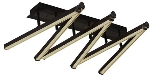 LED Dimmelhető felületre szerelhető csillár LED/75W/230V 3000-6500K + távirányítás