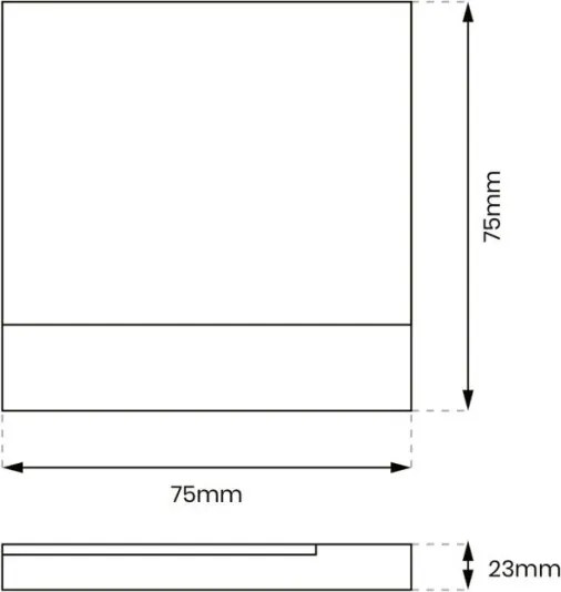 Eko Light BERG EKS603 Beépíthető lépcsőházi lámpa 1x0.6W/LED 4000K 14lm IP20