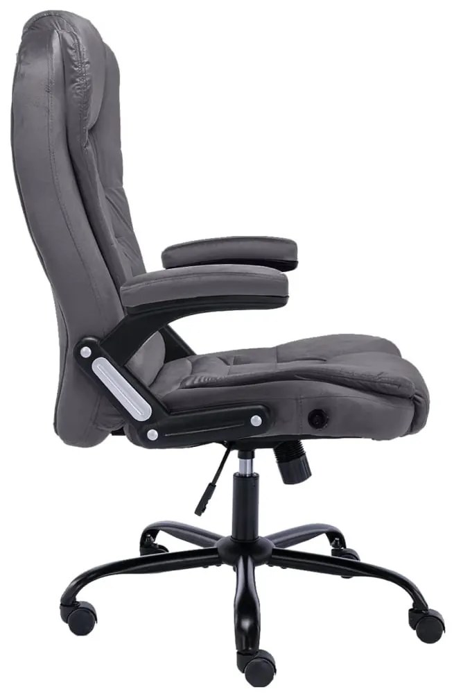 sötétszürke bársony irodaszék