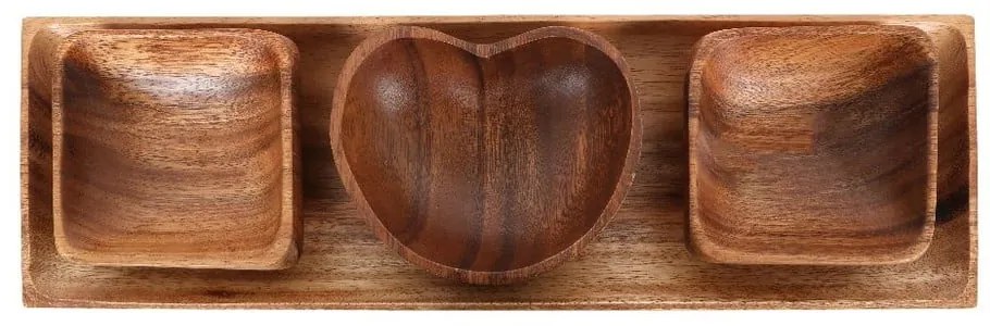 4 db szervírozó tálka tálcával Kora – Premier Housewares