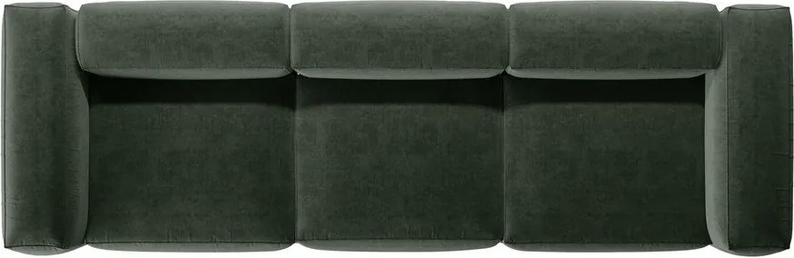 Zöld kanapé 364 cm Bergamo – Cosmopolitan Design