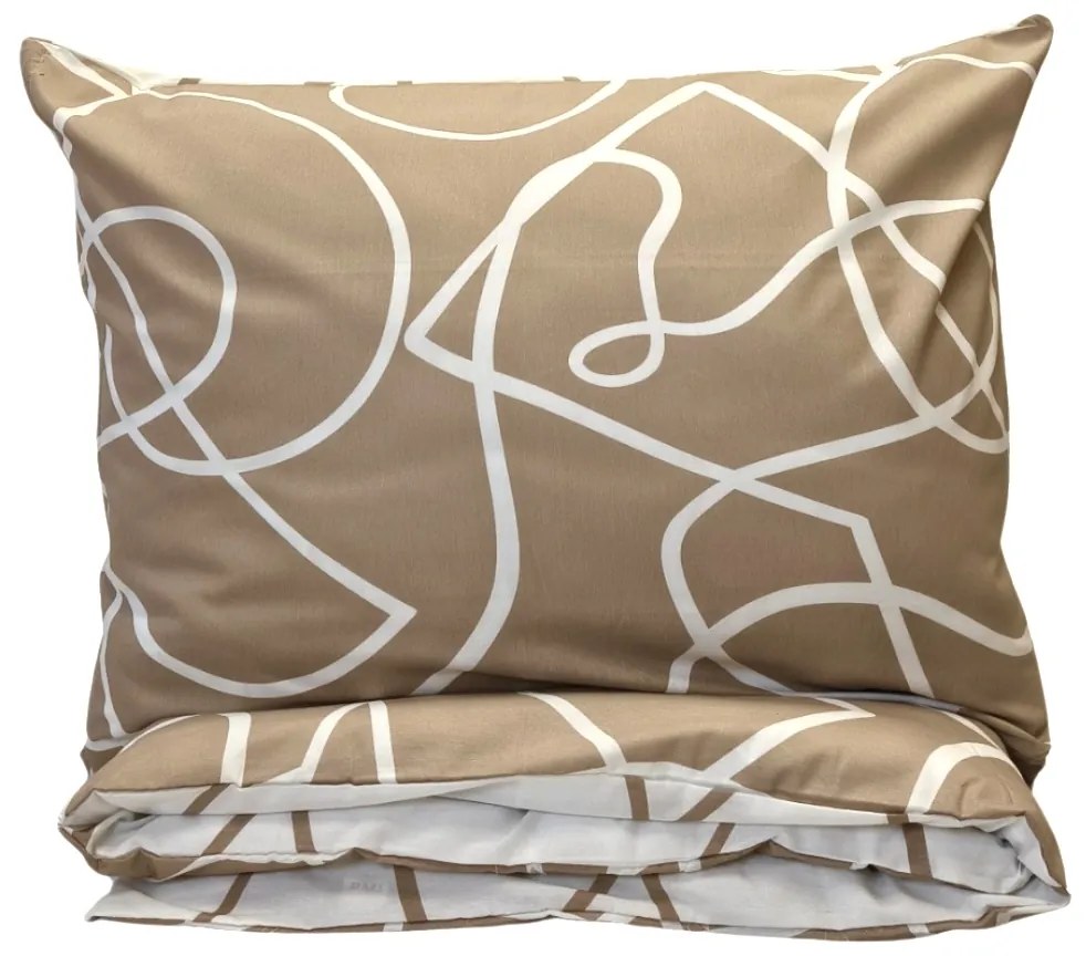 Merlot bartna pamut ágyneműhuzat 200x140cm+90x70cm TiaHome