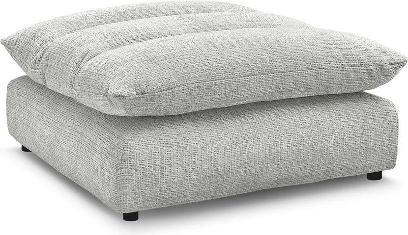 Világosszürke zsenília lábtartó Neil – Bobochic Paris