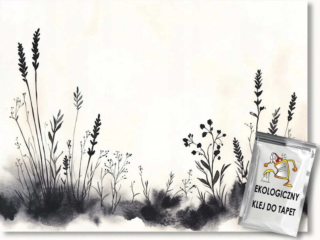 Fotótapéta Flizelina Akvarell Természet Növények Fű 254x184 ragasztó