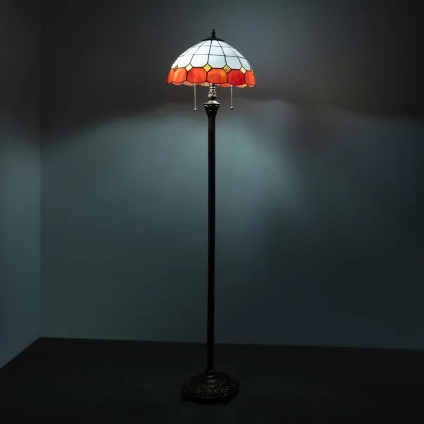 BRILAGI - Tiffany vitrázs állólámpa SIENNA 2xE27/60W/230V