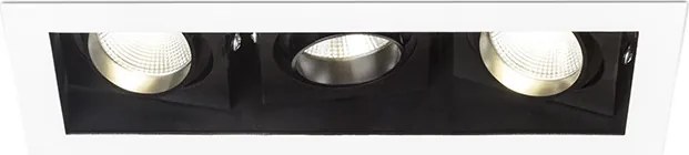 RENDL BONDY III süllyesztett lámpa fehér 230V LED 3x7W 24° 3000K