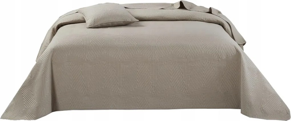 Dekoratív ágytakaró Trio fotelhez 75x150 steppelt bézs
