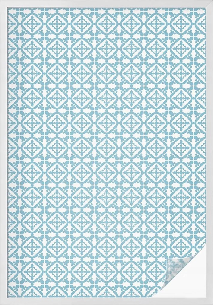 Szélvédőfólia Adatvédelem Ablak Kék díszek 100x146 cm