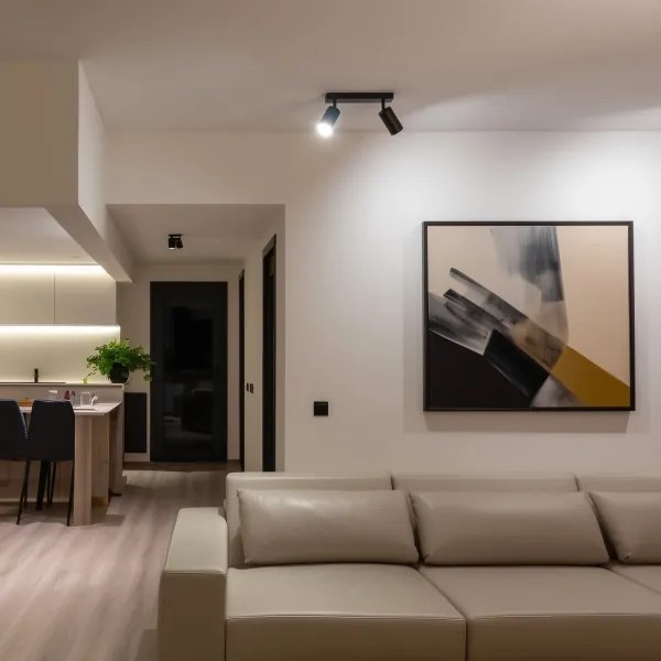 Brilagi - LED RGBW fényerőszabályozható spotlámpa SELE 2xGU10/4,8W/230V fekete
