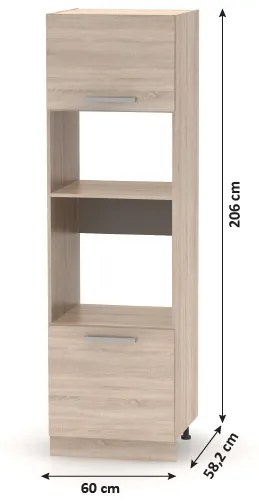 Beépített konyhaszekrény NOPL-084-00 Noliana (sonoma tölgy). 1015436