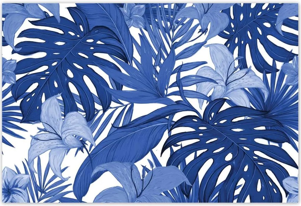 Fotótapéták 200x135 Classic Blue Monstera