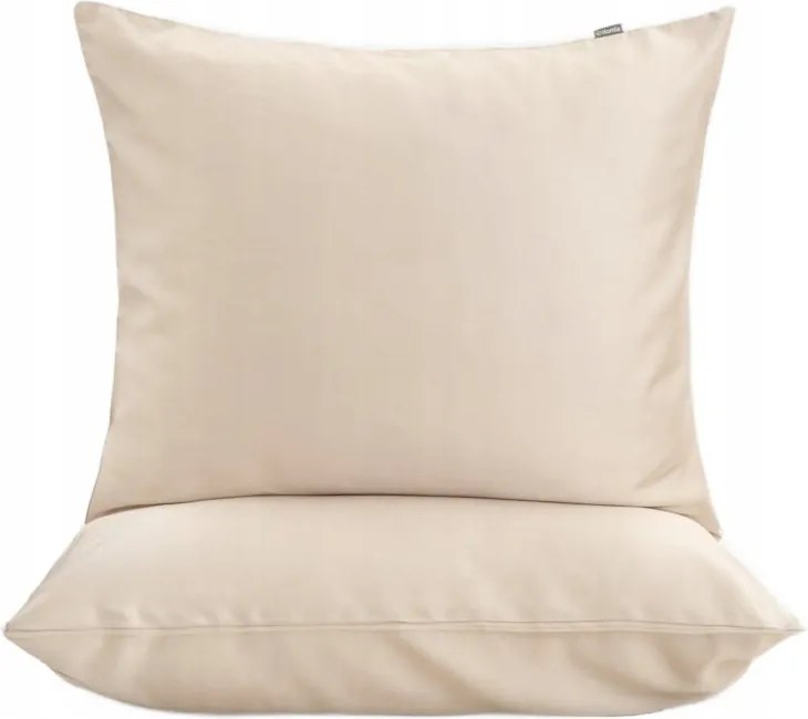 Két darabos Bamsa párnahuzat szett bambusz szatén bézs 2*50x60 cm Homla