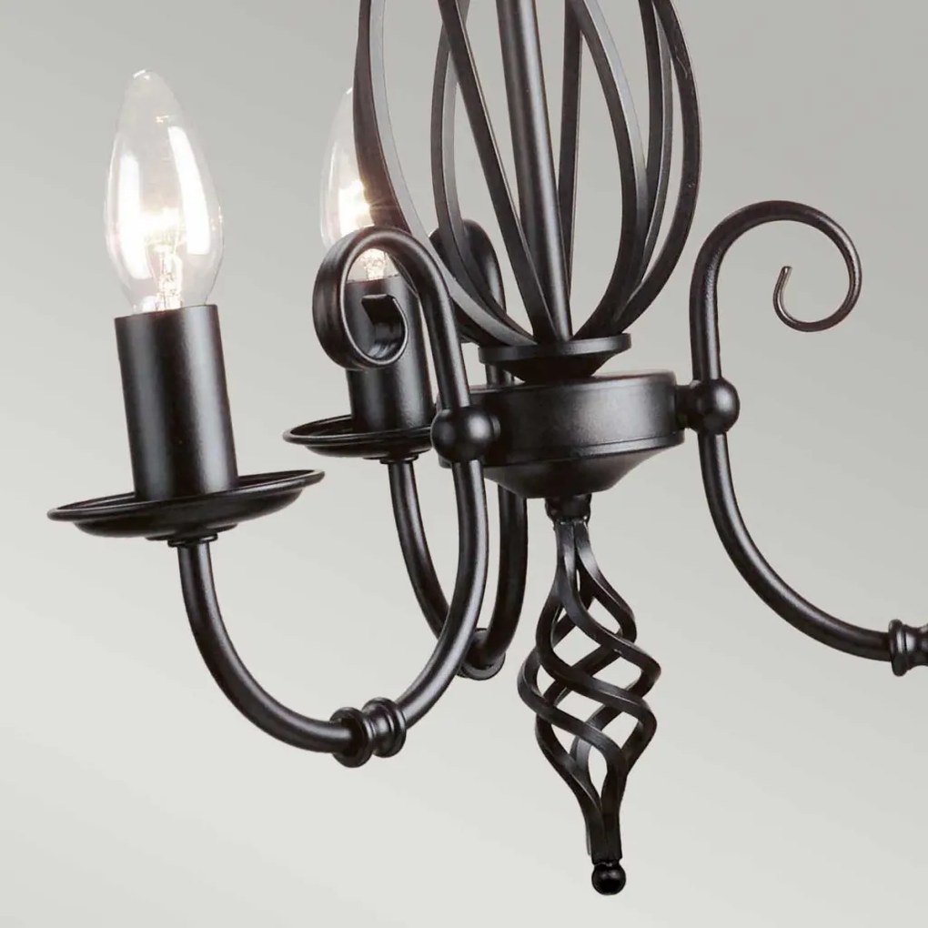 ELSTEAD ART3-BLACK ARTISAN Klasszikus Csillár Fekete E14 IP20