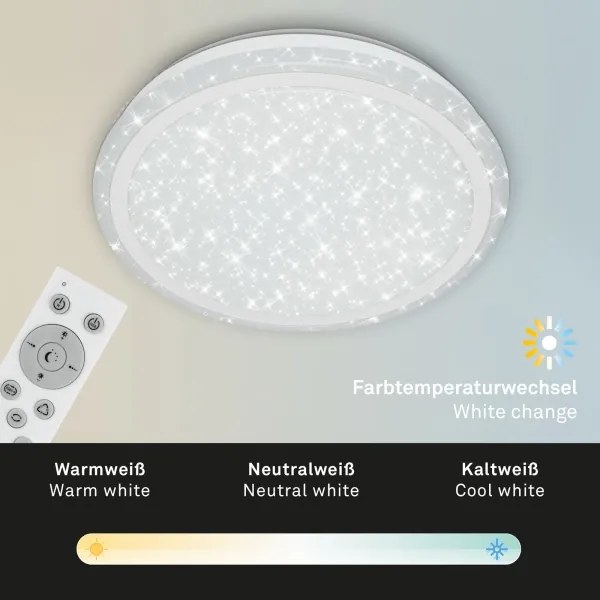 Brilo - RGBW Dimmelhető mennyezeti lámpa STARRY SKY LED/24W/230V + távirányító