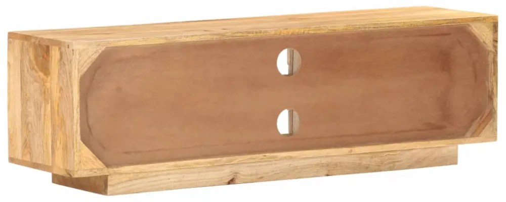 tömör mangófa TV-szekrény 116 x 30 x 35 cm