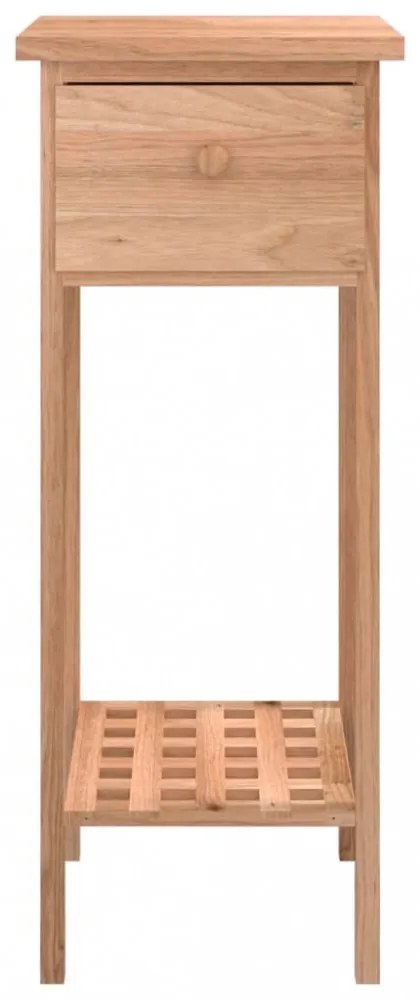tömör diófa kisasztal fiókkal 25 x 25 x 60 cm