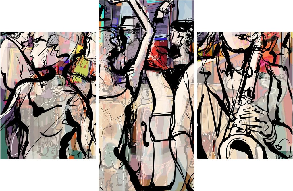 Kép - Jazz éjszaka (90x60 cm)