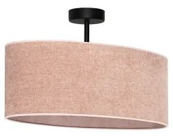 Duolla - Felületre szerelhető csillár OVAL 1xE27/15W/230V rózsaszín