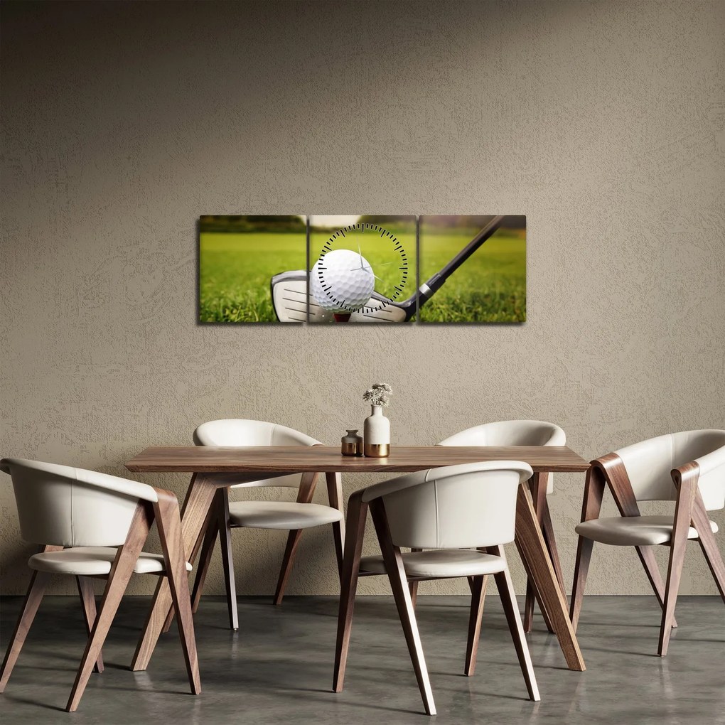 Kép - Golf (órával) (90x30 cm)