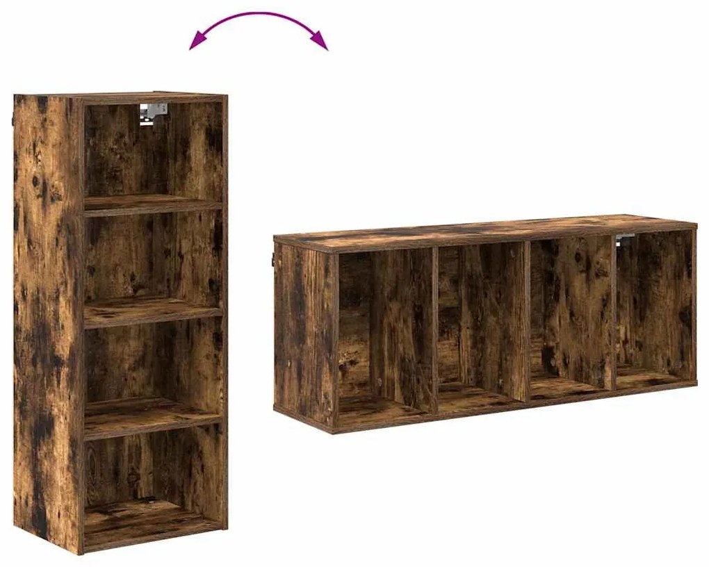 Függő szekrény Riga Füstölt tölgy 40 x 29,5 x 100 cm Faanyag