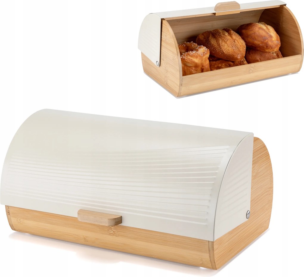 Kenyértartó, kenyértartó, zsemlék, Elitehoff 6078, bézs, Bambusz
