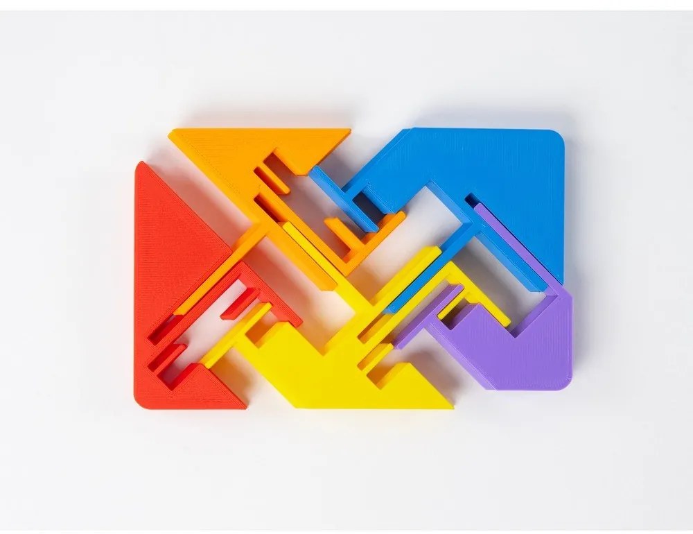 Logikai játék Zigguflat Puzzle – RecentToys