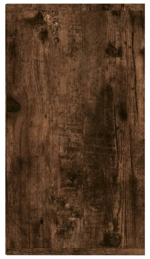 füstös tölgy színű szerelt fa cipőtároló pad 103x30x54,5 cm