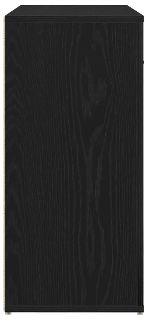 Fekete tölgy büfé 80x33x70 cm Mérnöki fa