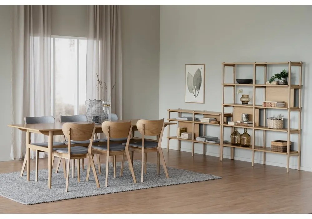 Szürke-natúr színű étkezőszék szett 2 db-os Kato - Rowico