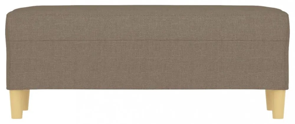 vidaXL tópszínű szövet pad 100 x 35 x 41 cm