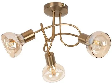 RÁBALUX 5548 HOLLY Mennyezeti Csillár Antik Arany E14 IP20