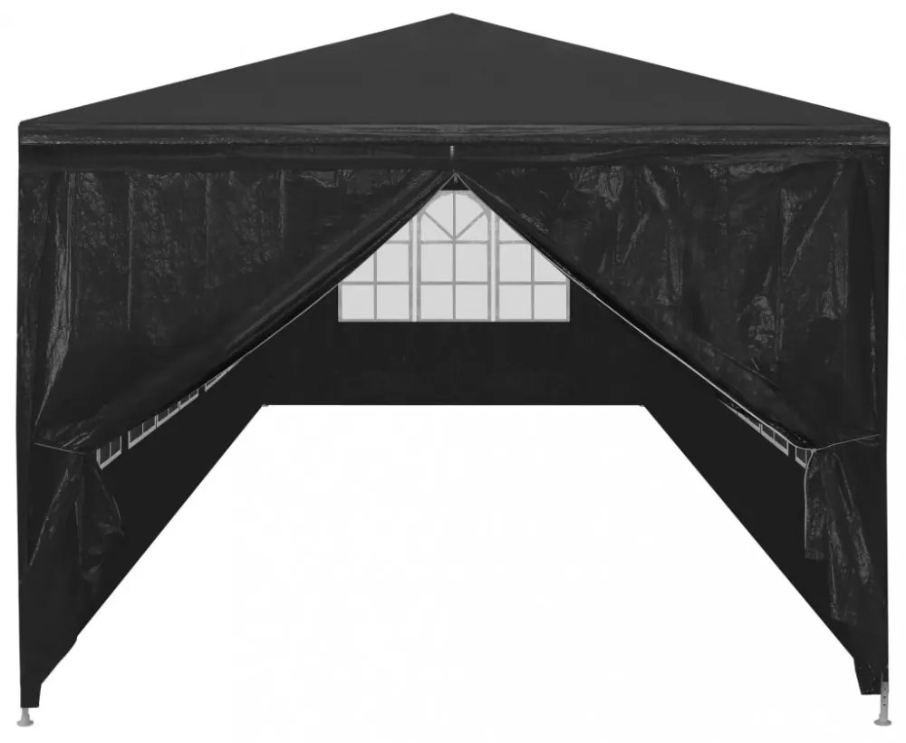 antracitszürke rendezvénysátor 3 x 12 m