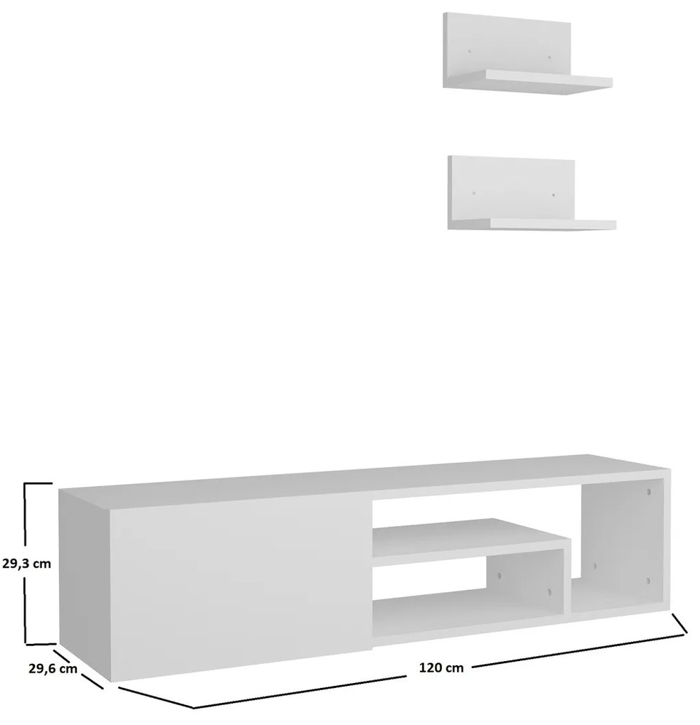 Zeplin White TV-állvány