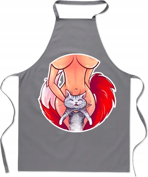 Konyhai kötény Forró cica mellek nő Ajándék