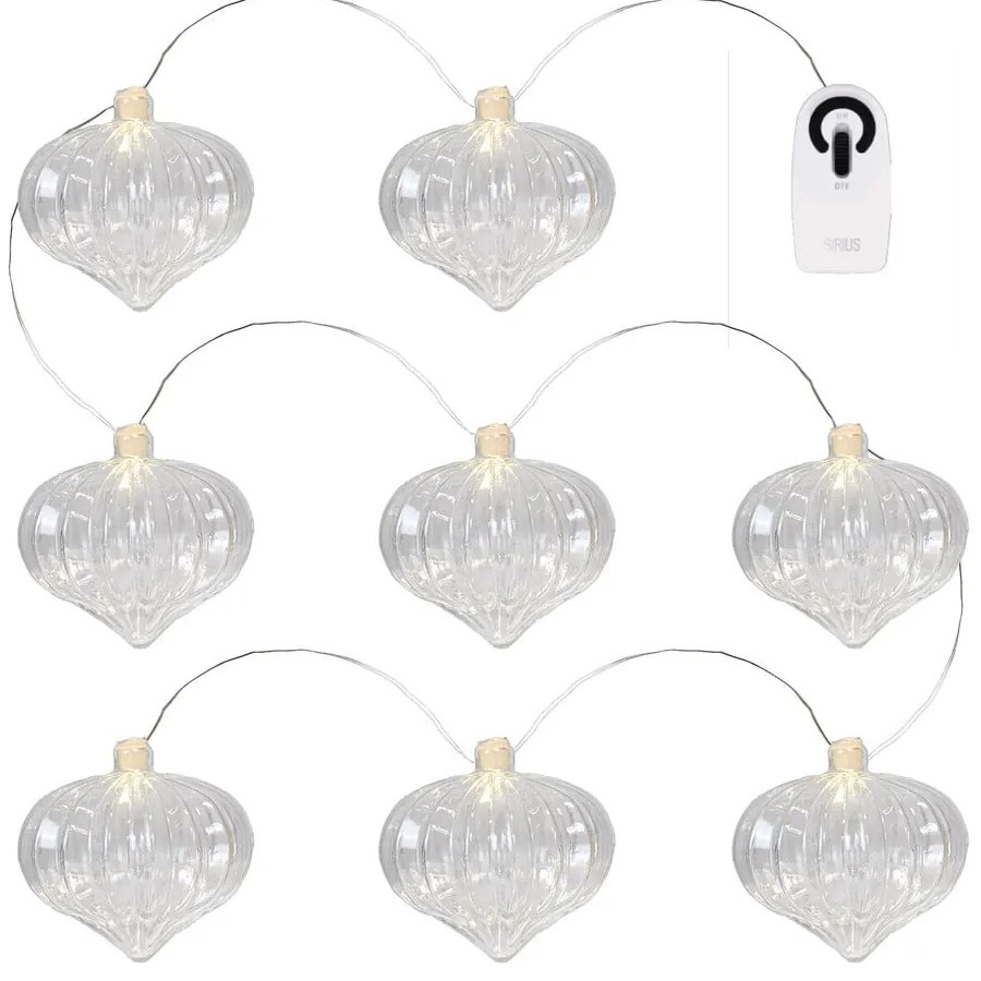 Fényfüzér, izzók száma 8 db, hosszúság 120 cm Millie – Sirius