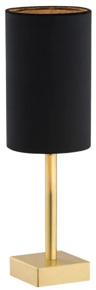 Argon 8031 - Asztali lámpa ABRUZZO 1xE14/7W/230V sárgaréz/fekete