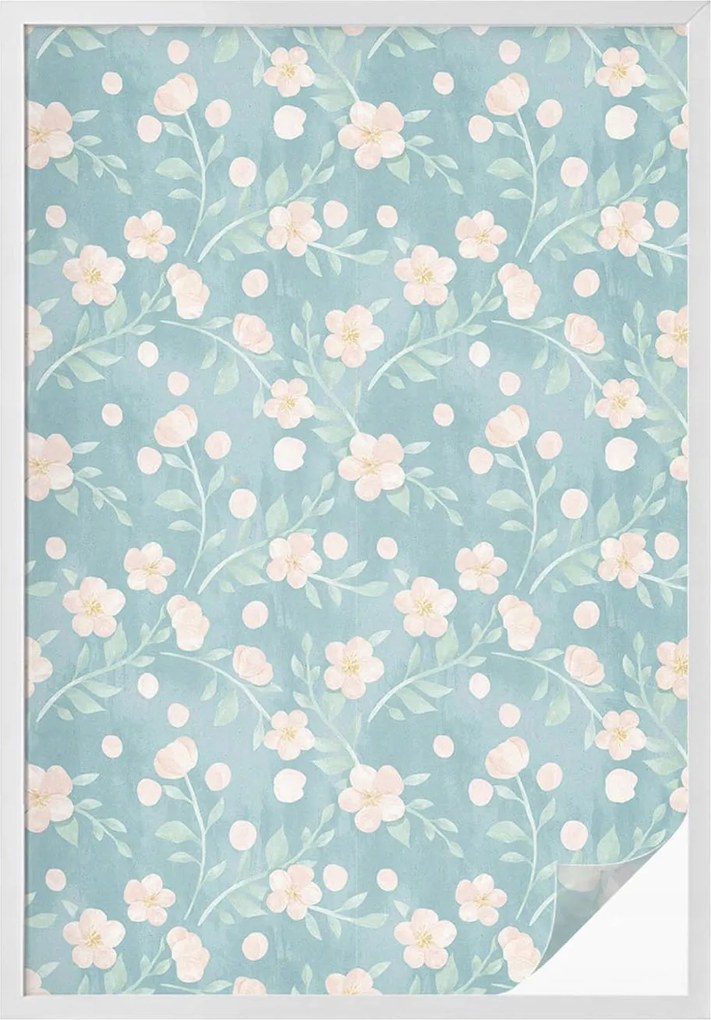 Öntapadós Ablakfólia Adatvédelem Pasztell virágok 100x146