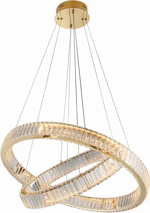 AZZARDO 5792 SPARK Kristály Függesztett Lámpa LED IP20