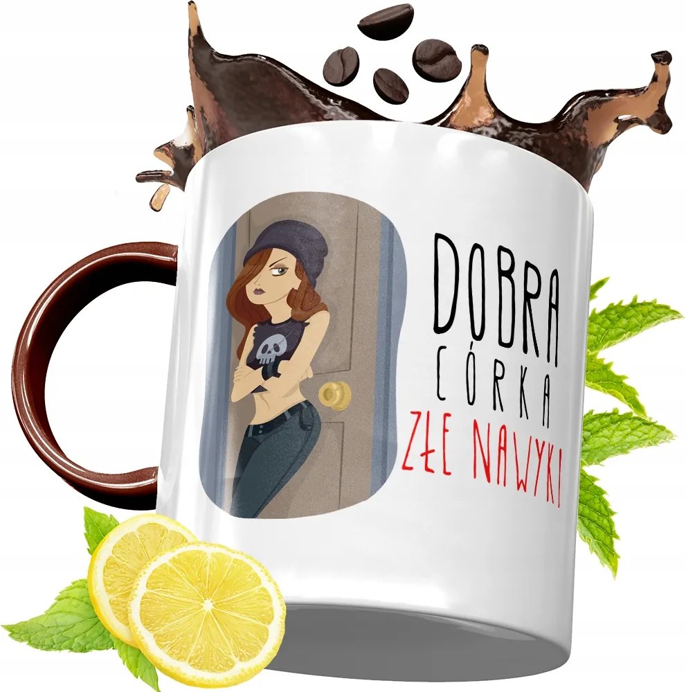 Bordó Bögre Lányának Születésnapi Ajándék fényképes nyomtatással