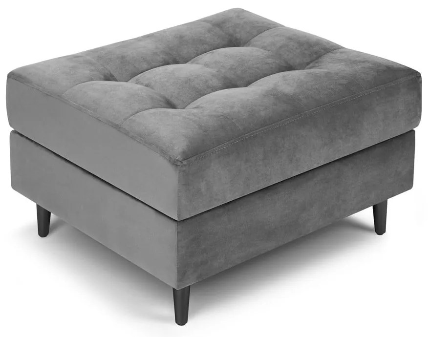 Santo világosszürke bársony lábtartó - Milo Casa