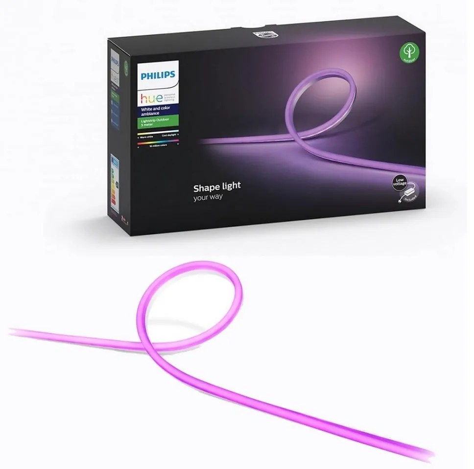 Philips LEG RGBW Dimmelető szalag Philips Hue kültéri Strip LED/40W 5m IP67 P3551