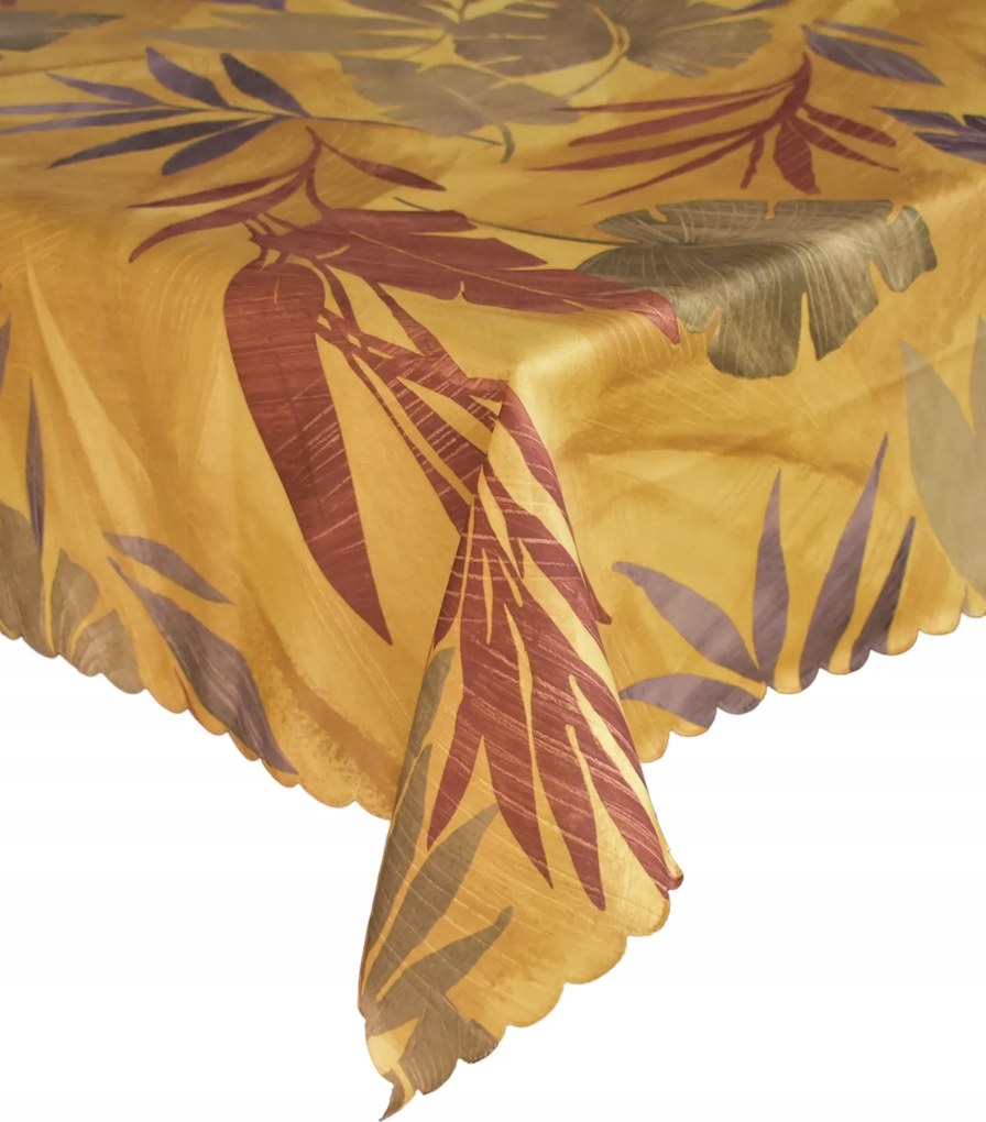 Abrosz Foltálló Fall Mustár Csillogó 130X240 CM