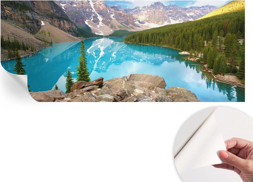 Design fali fotótapéta öntapadós kék tó 250x104