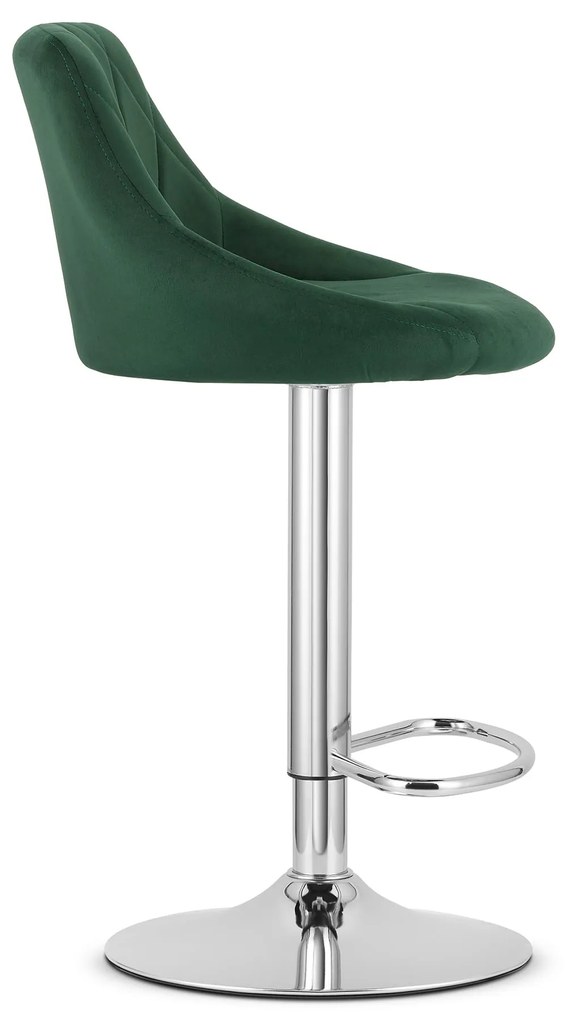 Zöld bárszék KAST VELVET