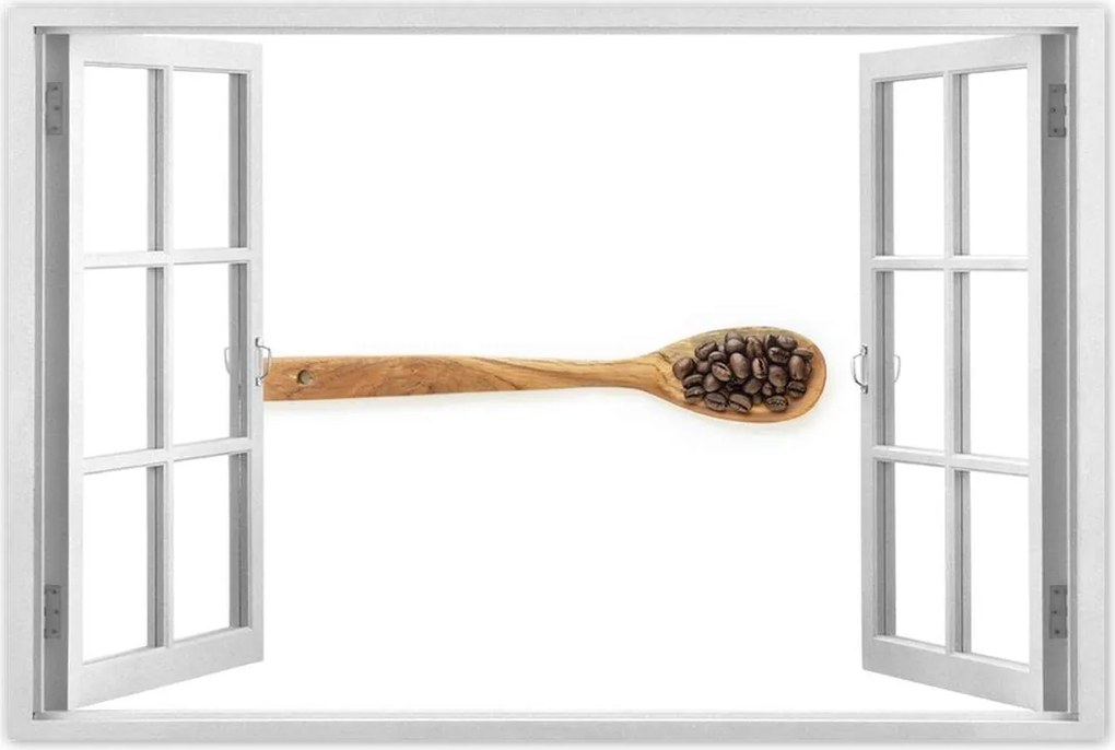 Poszterek 60x40 Natúr kávé szemes