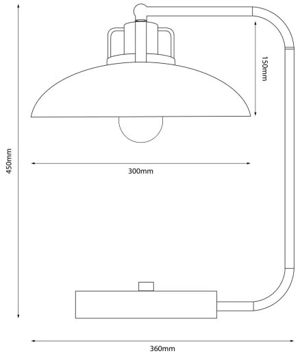 Brilagi - LED Asztali lámpa FLAMENGO 1xE27/60W/230V zöld