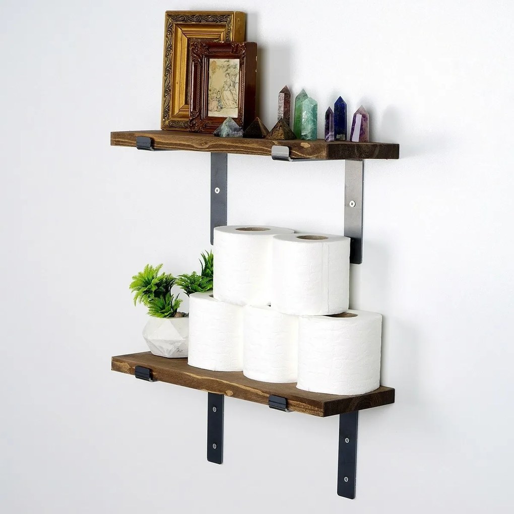 Lam005 Black and Walnut polka